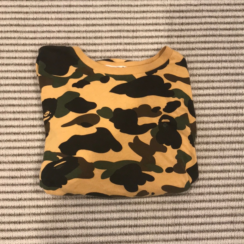 BAPE LONG SLEEVE PERFORMANCE SIZE SMALL